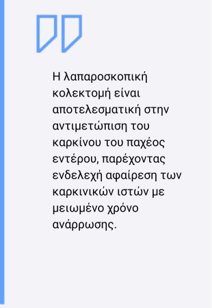 λαπαροσκοπική χειρουργική παχέος εντέρου και ορθού
